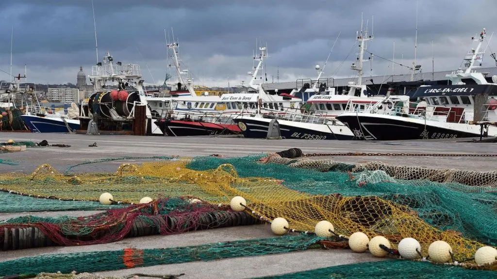 De haven van Boulogne-sur-Mer, aan de Opaalkust