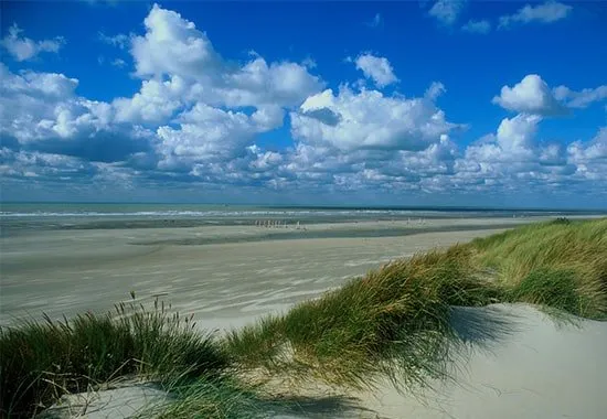Der große Strand von Hardelot und seine Dünen
