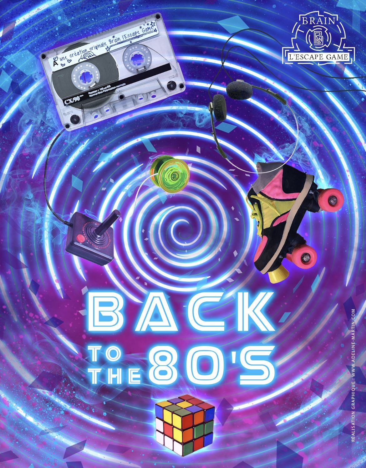 back to the 80's escape game le portel