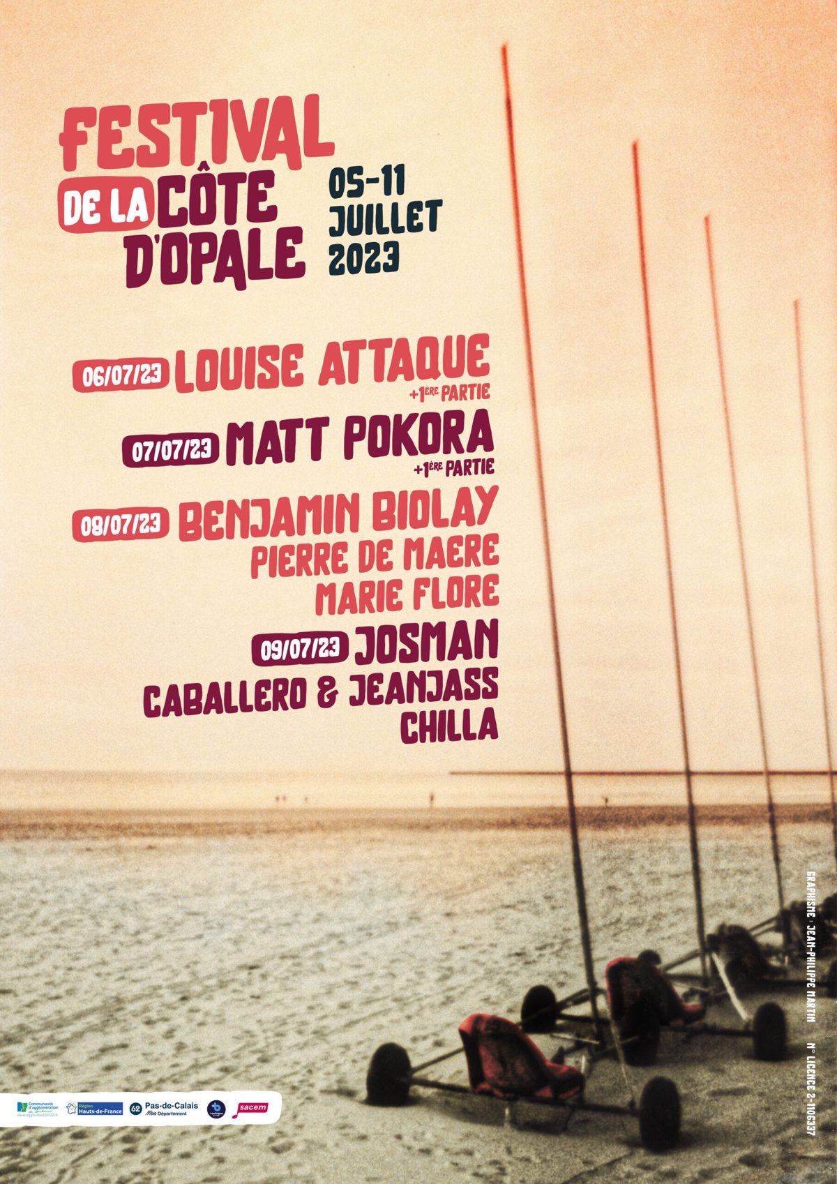 Plakat des Festivals der Opalküste